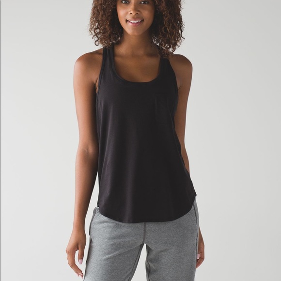 Lululemon Black Yogi Racerback - Picture 1 of 2